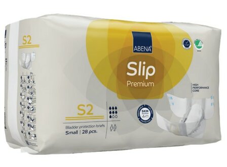 ABENA SLIP PREMIUM S2 - 1800ML - GEEL - KARTON