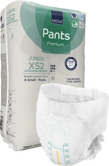 ABENA PANTS XS2 JUNIOR - 1500ML - TURKOOIS - KARTON