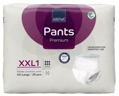 ABENA PANTS XXL1 - 1700ML - PURPER - KARTON