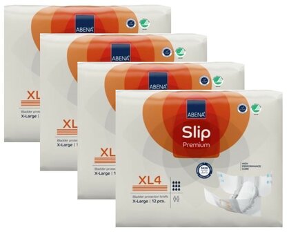 ABENA SLIP PREMIUM XL4 - 400ML - ORANJE - KARTON