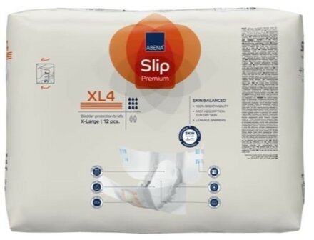 ABENA SLIP PREMIUM XL4 - 400ML - ORANJE - KARTON