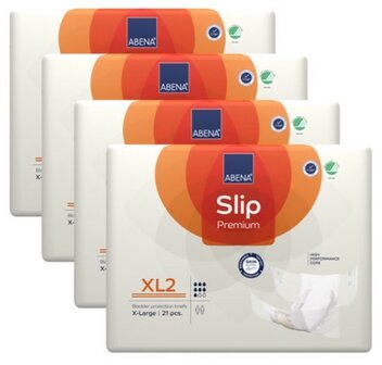 ABENA SLIP PREMIUM XL2 - 3400ML - ORANJE - KARTON