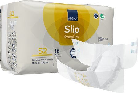 ABENA SLIP PREMIUM XS2 - 1400ML - GEEL - KARTON