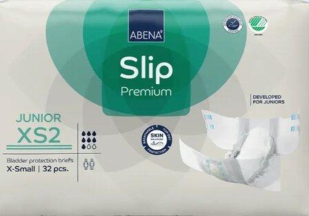 ABENA SLIP PREMIUM XS2 JUNIOR - 1500ML - TURKOIS - KARTON