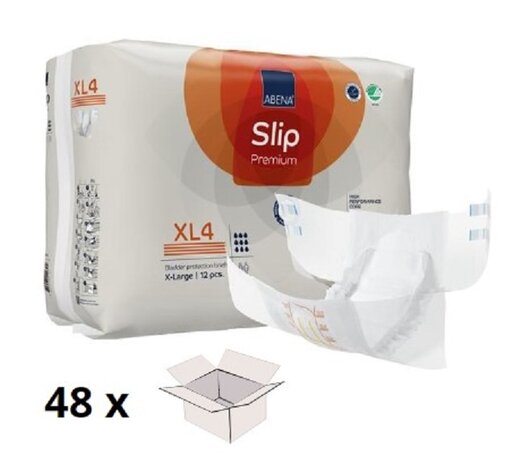 ABENA SLIP PREMIUM XL4 - 400ML - ORANJE - KARTON