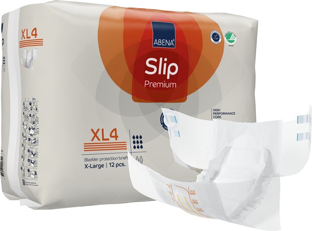 ABENA SLIP PREMIUM XL4 - 400ML - ORANJE - KARTON