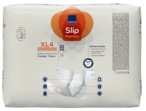 ABENA SLIP PREMIUM XL4 - 400ML - ORANJE